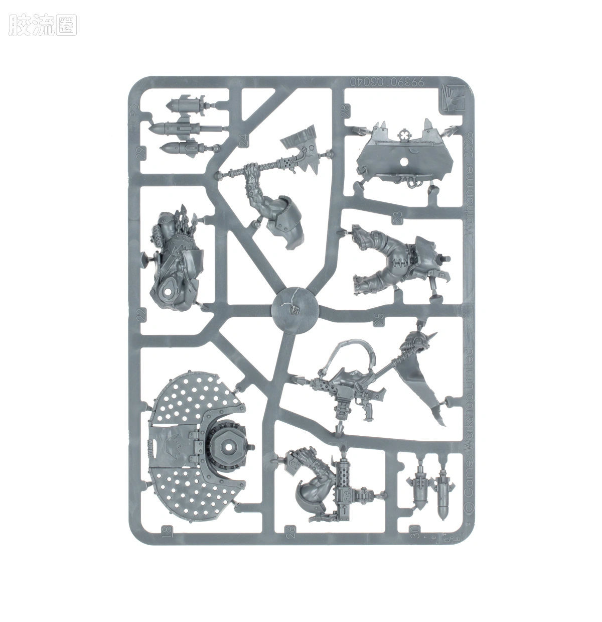 战锤40K Ork 欧克蛮人 11版 战争履带车 - 图片