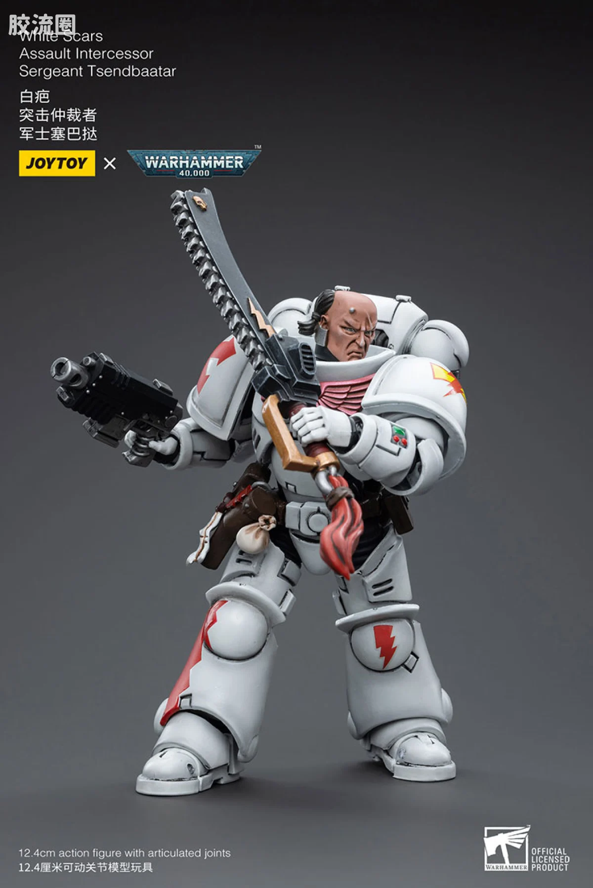 JOYTOY x 战锤40K null 白疤 突击仲裁者 军士塞巴挞 - 图片