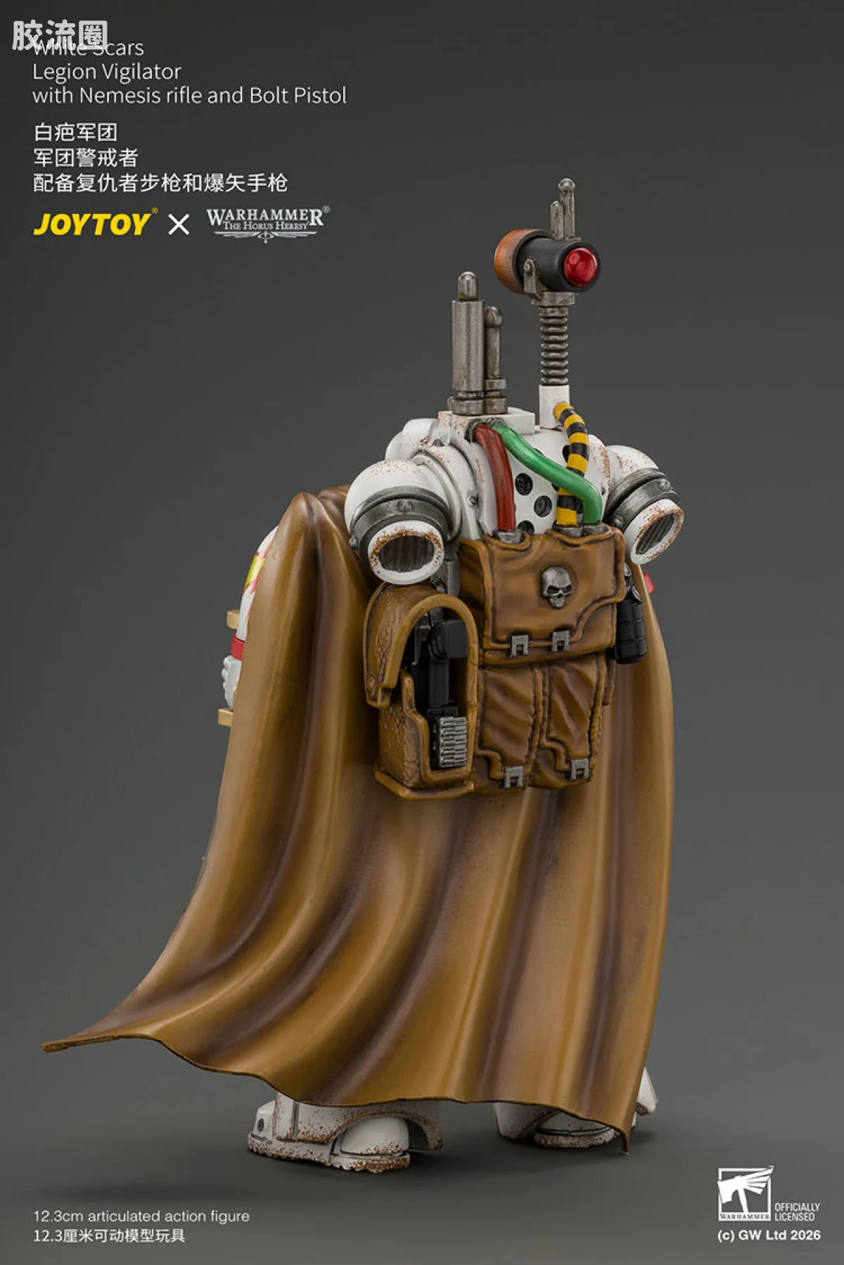 JOYTOY x 战锤40K null HH白疤军团 军团警戒者（复仇者步枪＆爆矢手枪） - 图片