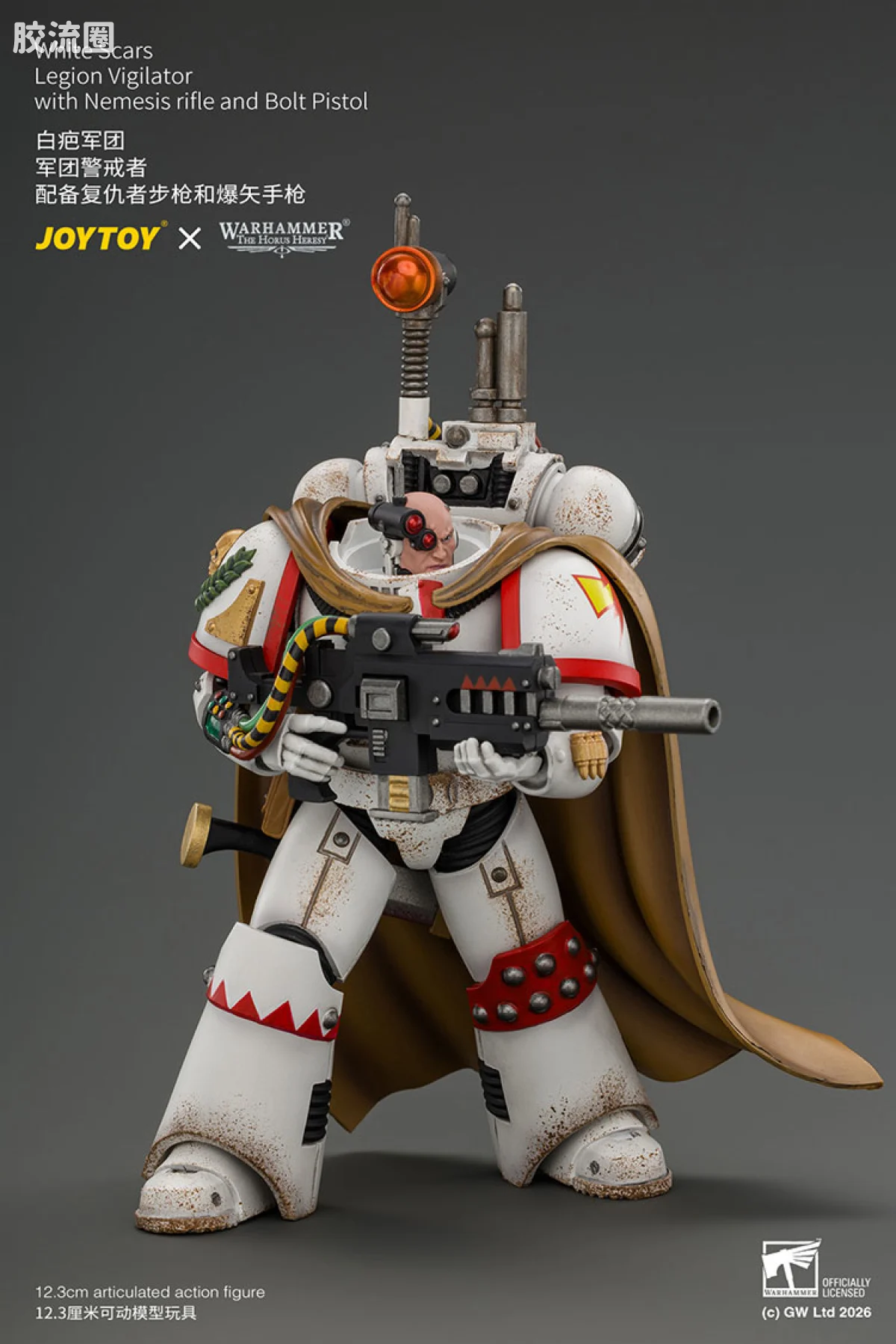 JOYTOY x 战锤40K null HH白疤军团 军团警戒者（复仇者步枪＆爆矢手枪） - 图片