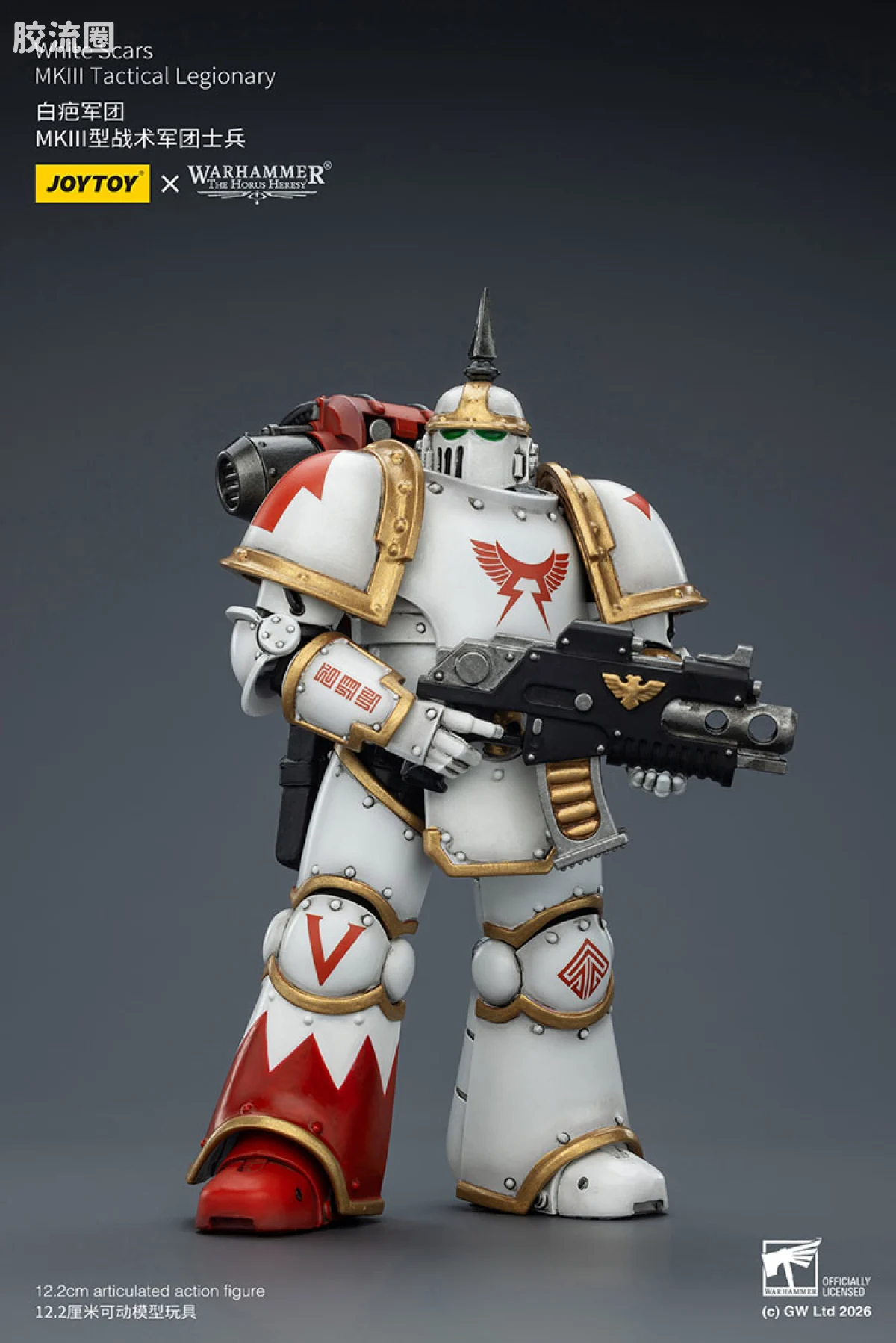 JOYTOY x 战锤40K null HH白疤军团 MK3型战术军团士兵 - 图片
