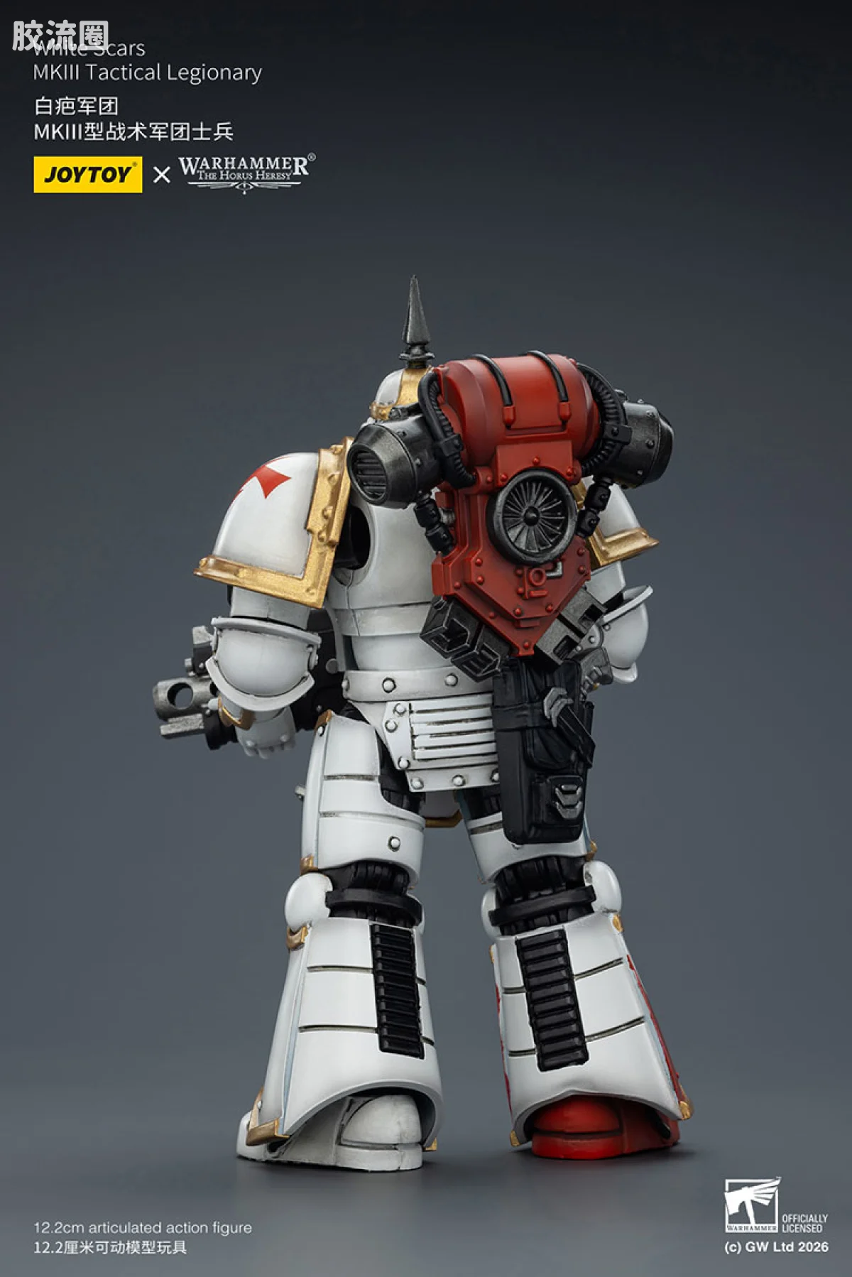 JOYTOY x 战锤40K null HH白疤军团 MK3型战术军团士兵 - 图片
