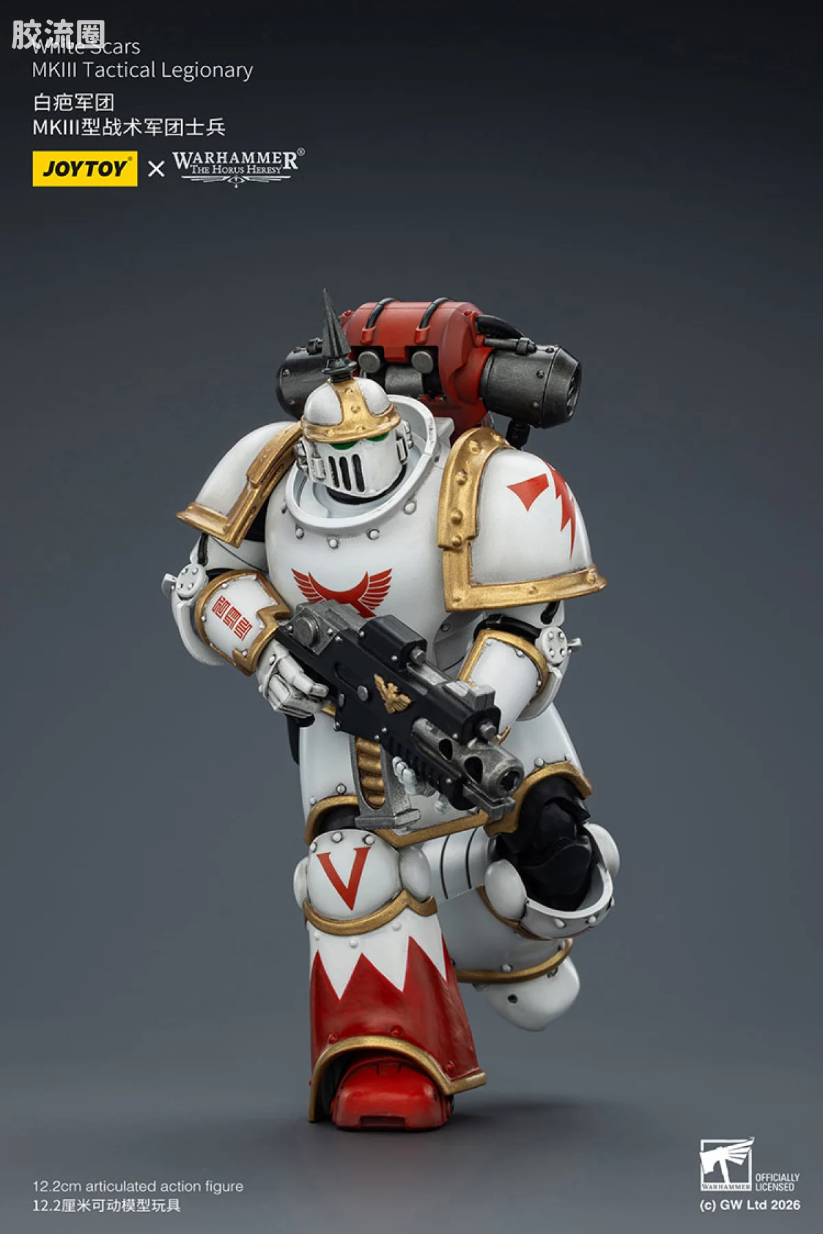 JOYTOY x 战锤40K null HH白疤军团 MK3型战术军团士兵 - 图片