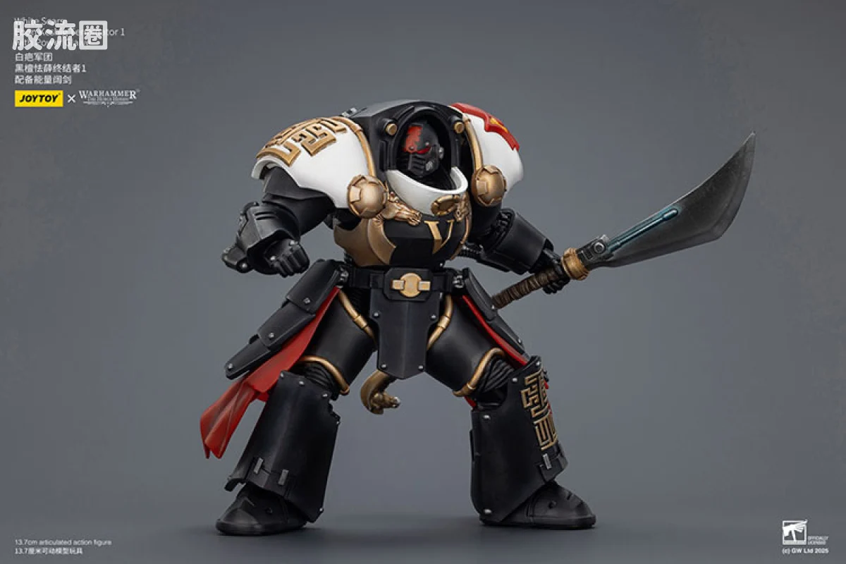 JOYTOY x 战锤40K null HH白色伤疤 黑檀怯薛终结者小队 - 图片