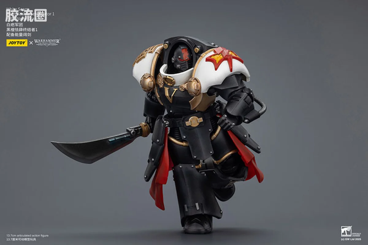 JOYTOY x 战锤40K null HH白色伤疤 黑檀怯薛终结者小队 - 图片