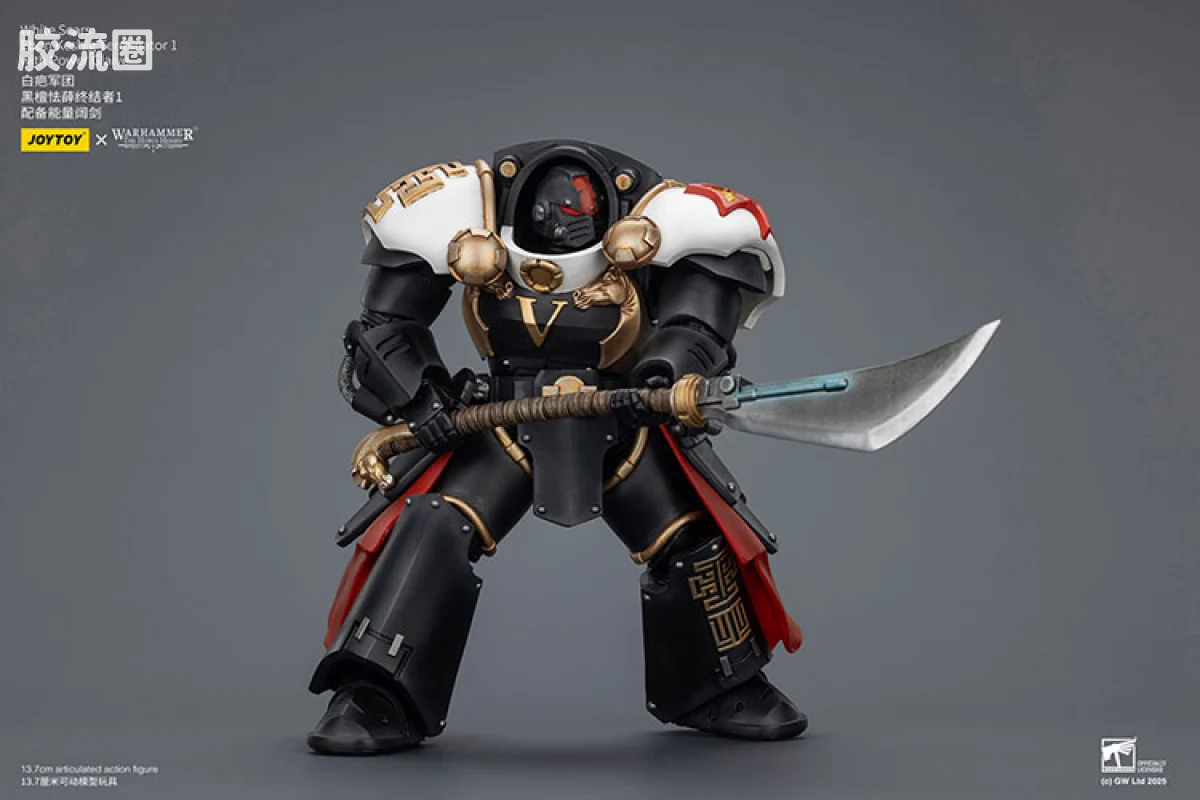 JOYTOY x 战锤40K null HH白色伤疤 黑檀怯薛终结者小队 - 图片