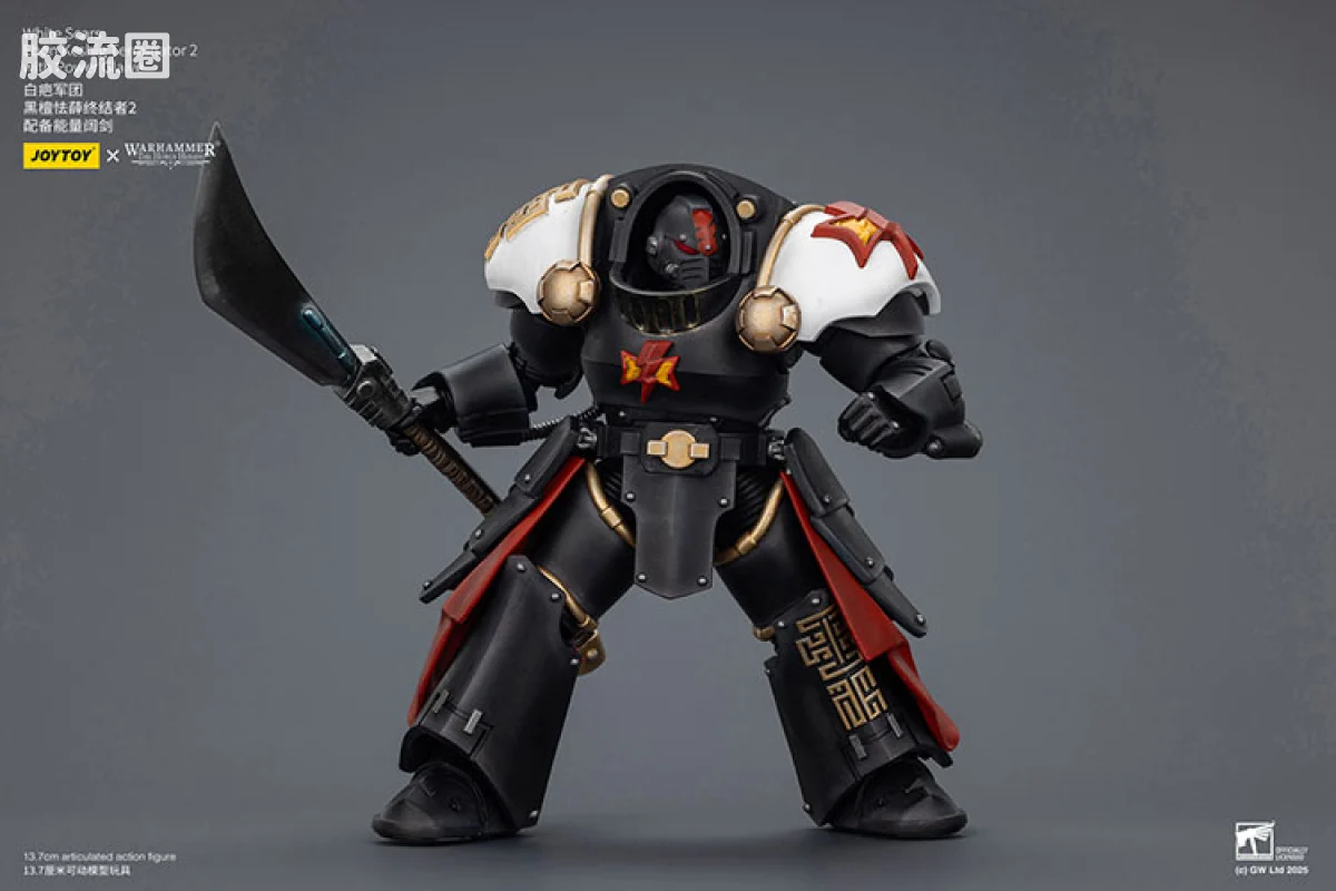 JOYTOY x 战锤40K null HH白色伤疤 黑檀怯薛终结者小队 - 图片