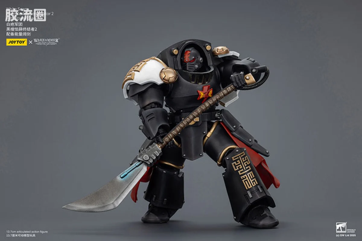 JOYTOY x 战锤40K null HH白色伤疤 黑檀怯薛终结者小队 - 图片