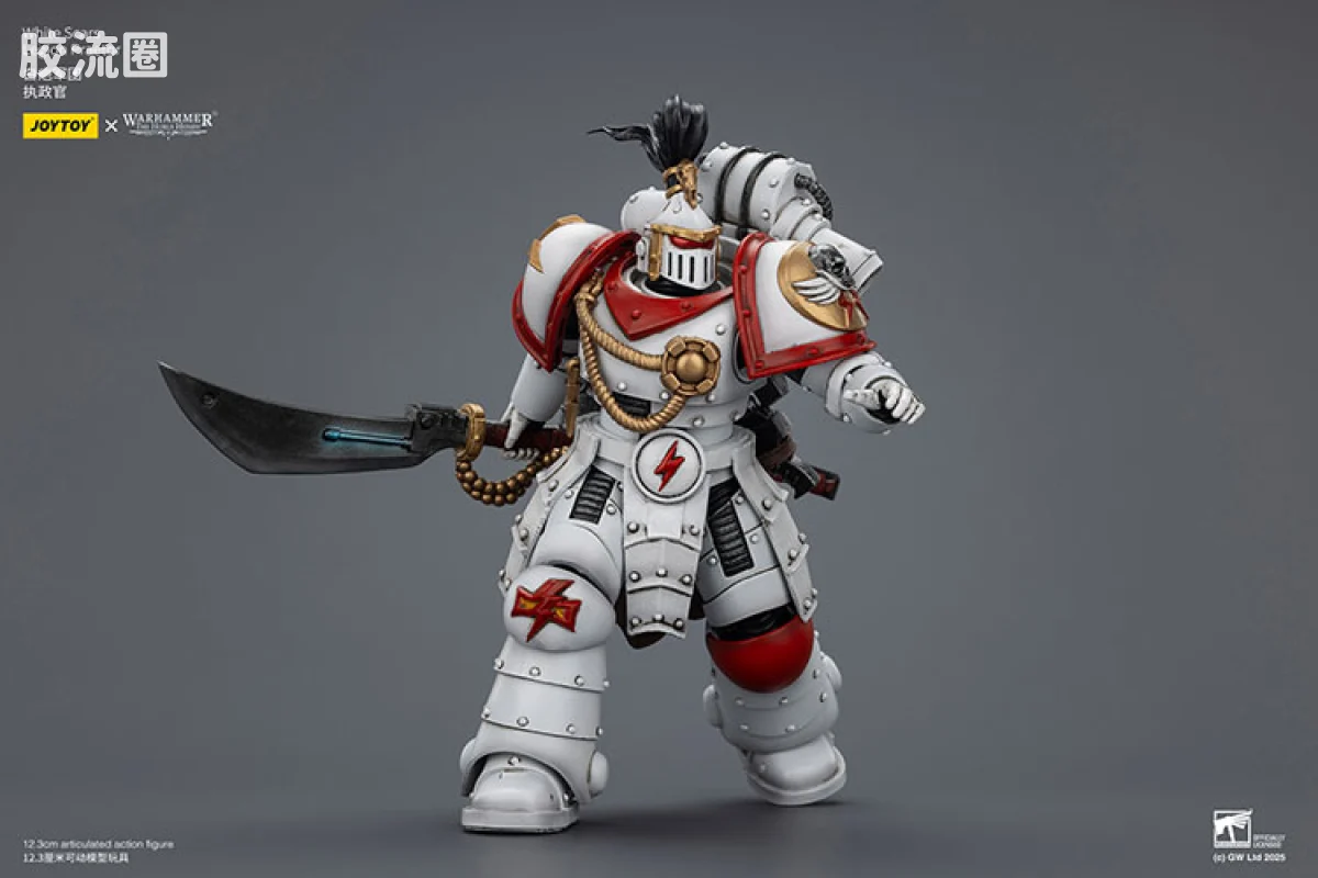 JOYTOY x 战锤40K null HH白色伤疤 黑檀怯薛终结者小队 - 图片