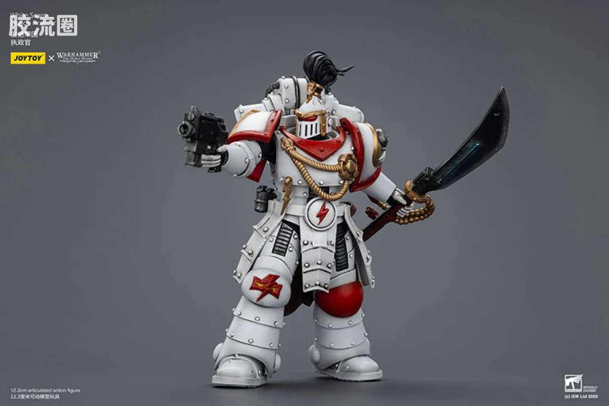 JOYTOY x 战锤40K null HH白色伤疤 黑檀怯薛终结者小队 - 图片