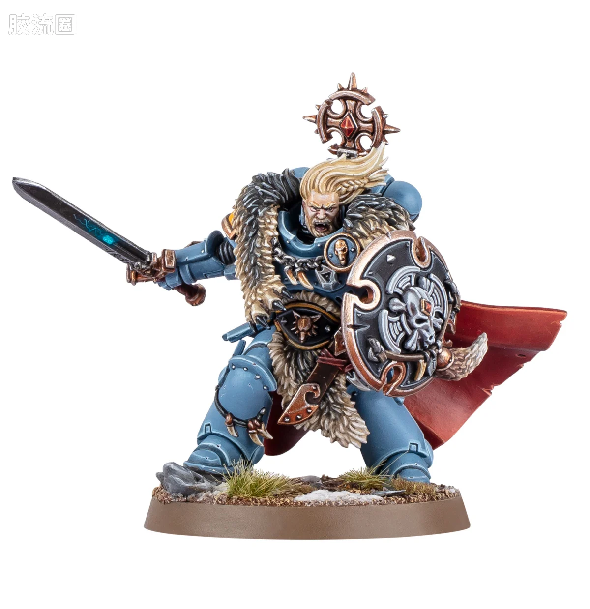 战锤40K Space Wolves 太空野狼 10版 野狼守卫战斗领袖 - 图片