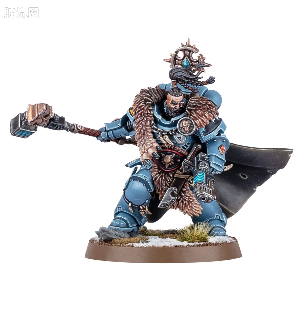 战锤40K Space Wolves 太空野狼 10版 野狼守卫战斗领袖 - 图片