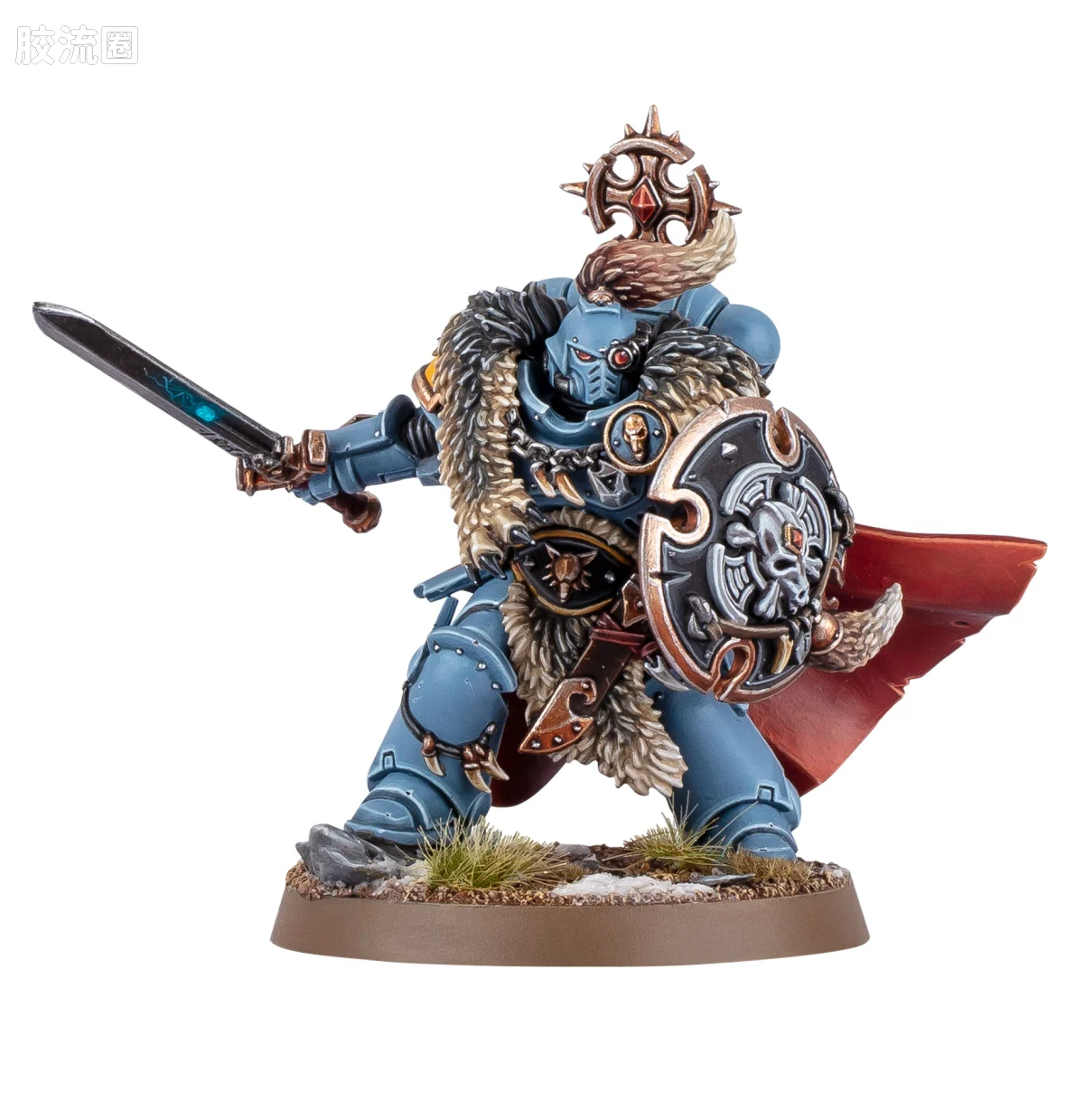 战锤40K Space Wolves 太空野狼 10版 野狼守卫战斗领袖 - 图片