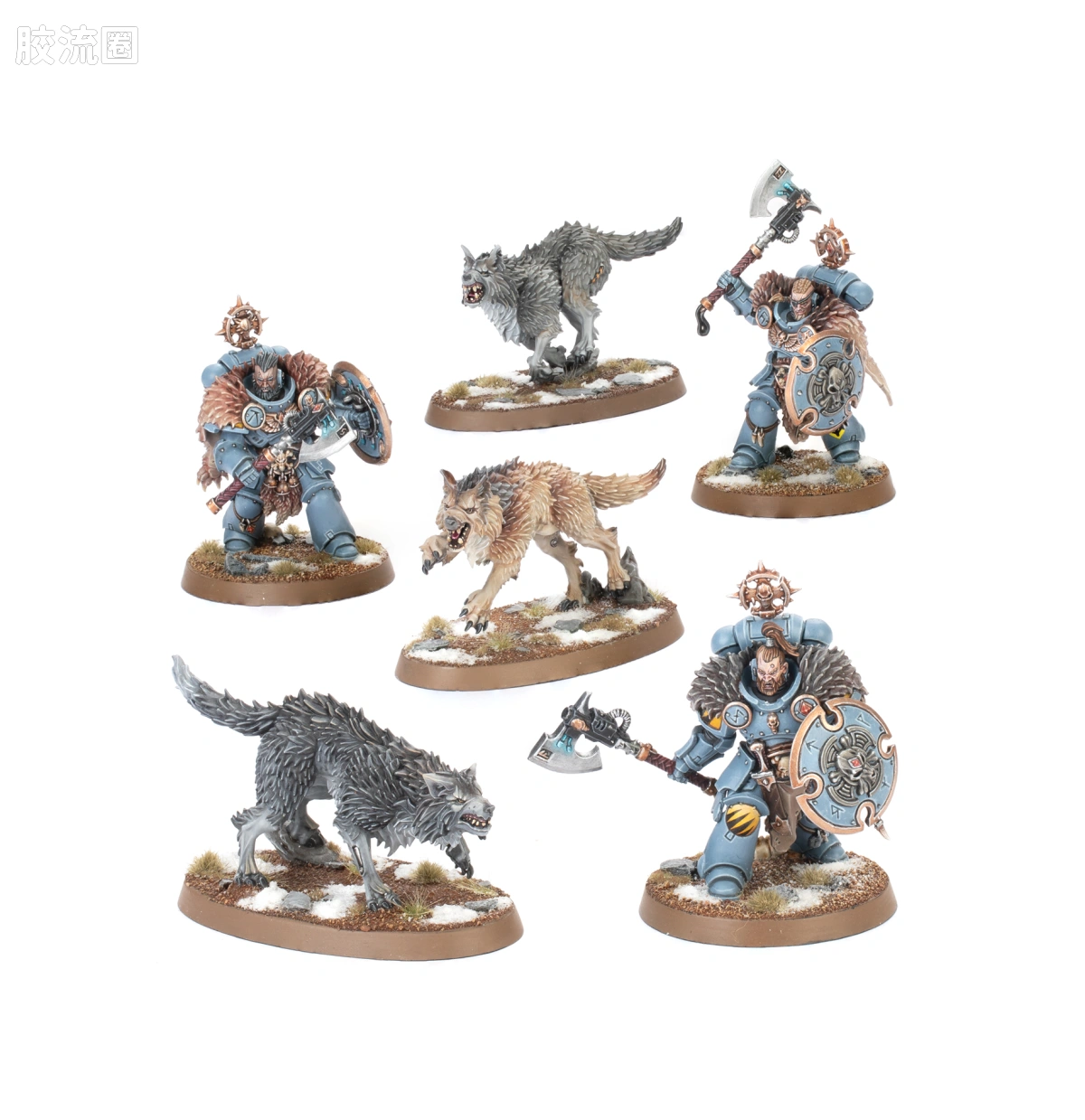 战锤40K Space Wolves 太空野狼 10版 野狼守卫夺首者 - 图片