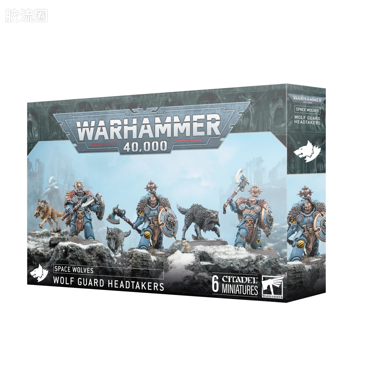 战锤40K Space Wolves 太空野狼 10版 野狼守卫夺首者 - 图片