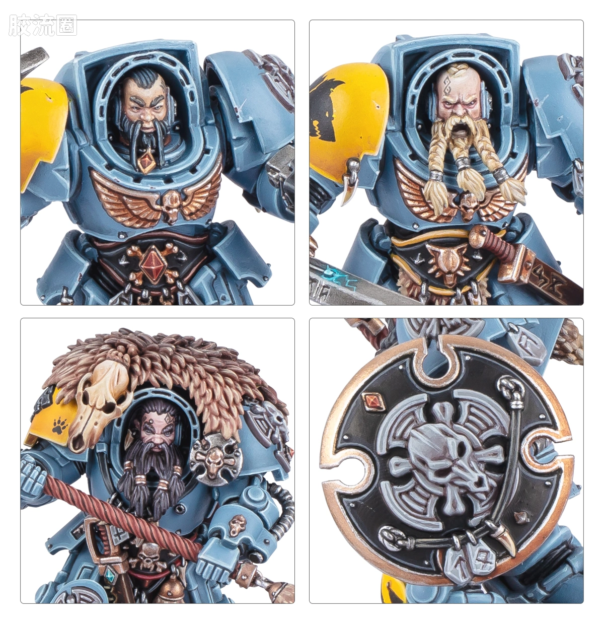战锤40K Space Wolves 太空野狼 10版 野狼守卫终结者 - 图片