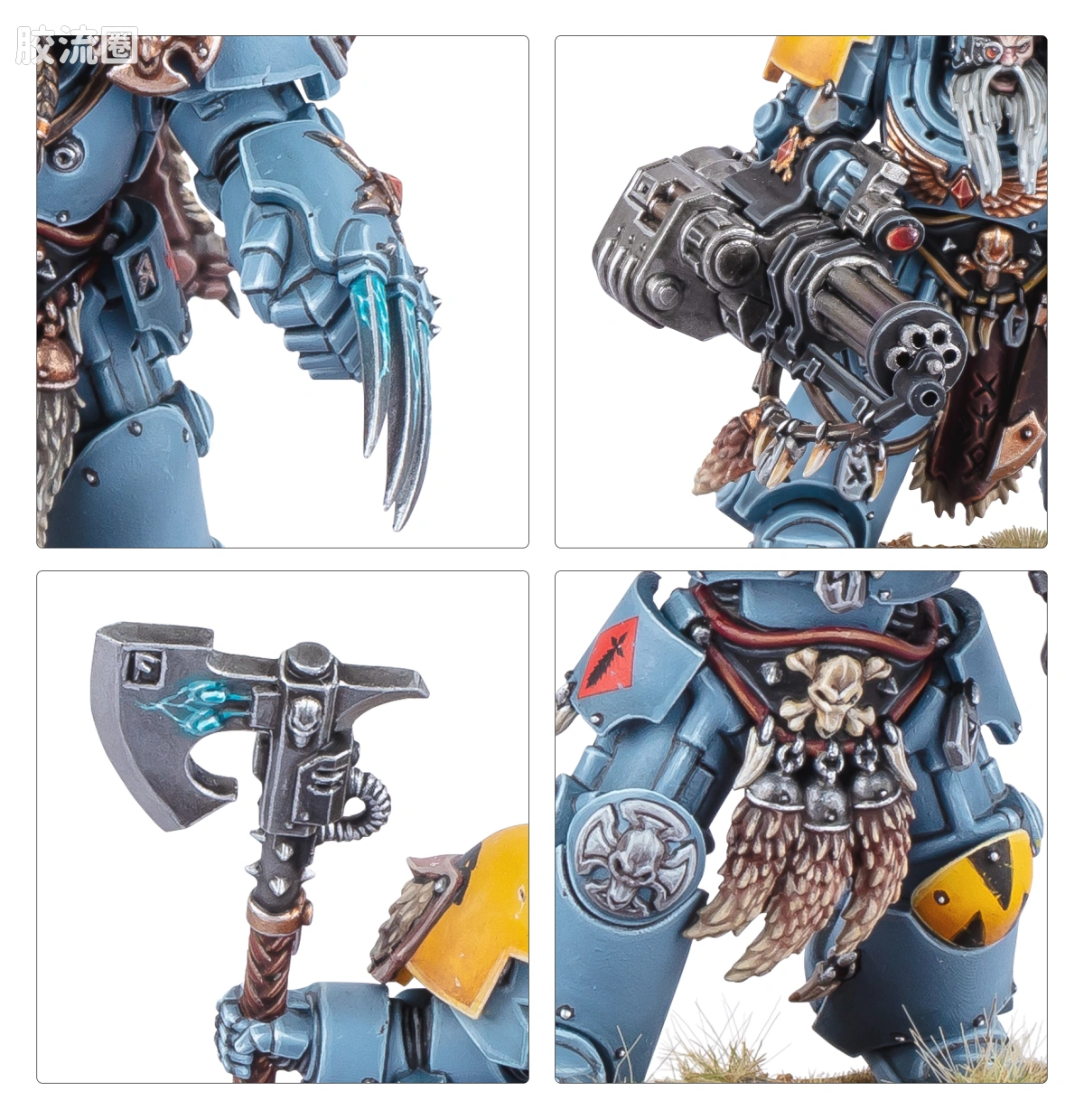 战锤40K Space Wolves 太空野狼 10版 野狼守卫终结者 - 图片