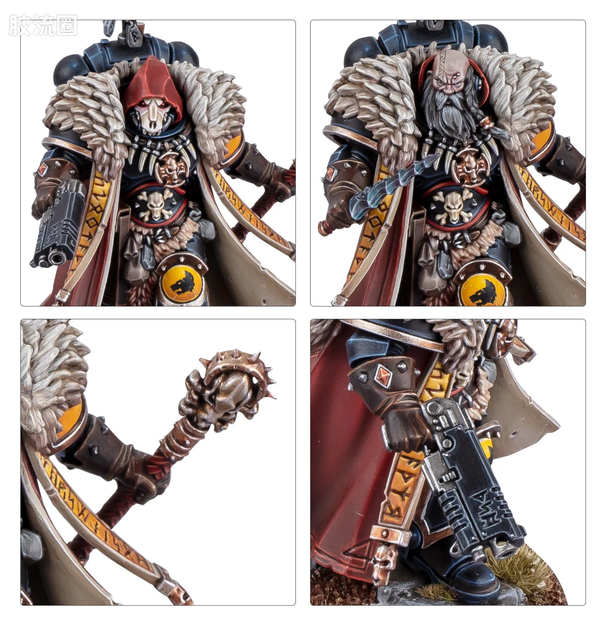 战锤40K Space Wolves 太空野狼 10版 野狼牧师 - 图片