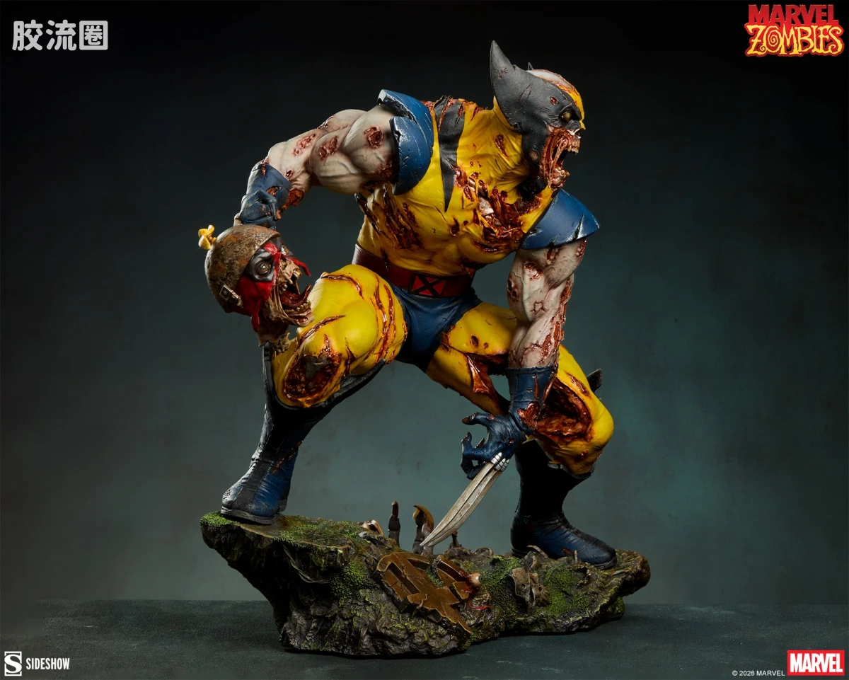 sideshow静态模型系列 Statue 金刚狼：漫威丧尸 - 图片