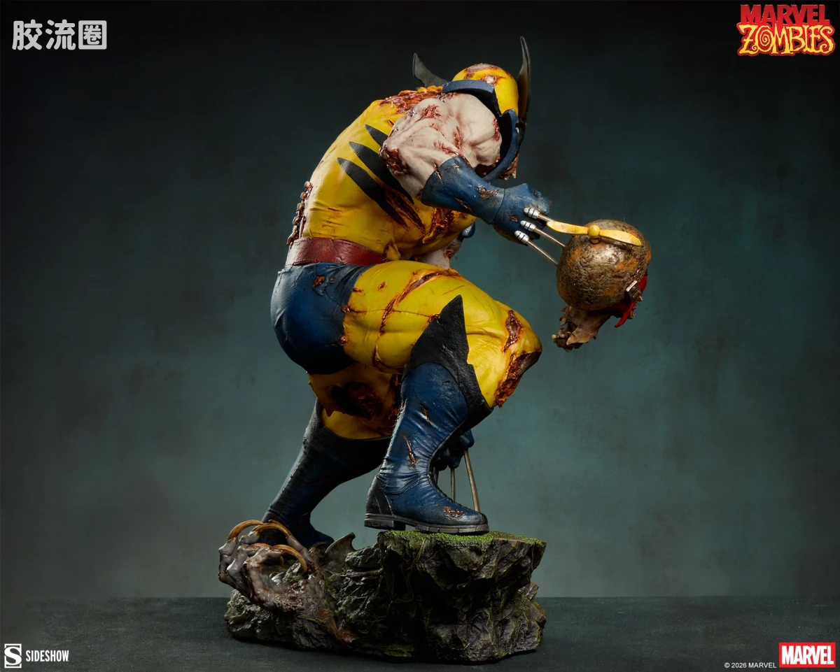 sideshow静态模型系列 Statue 金刚狼：漫威丧尸 - 图片