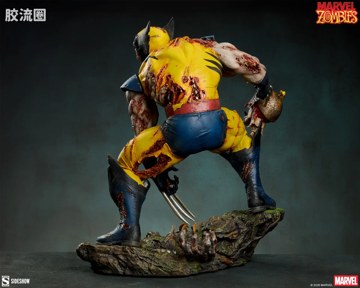 sideshow静态模型系列 Statue 金刚狼：漫威丧尸 - 图片