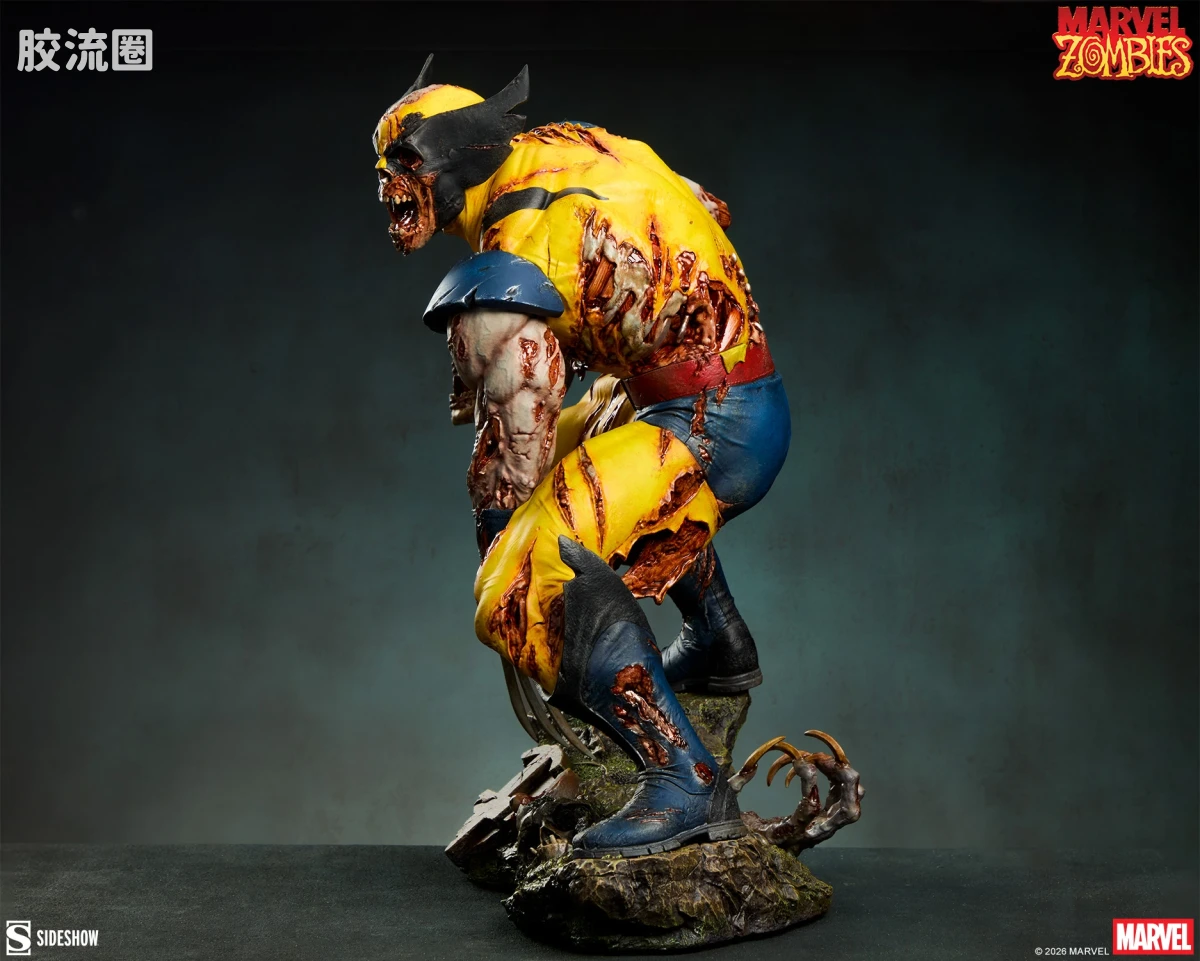 sideshow静态模型系列 Statue 金刚狼：漫威丧尸 - 图片