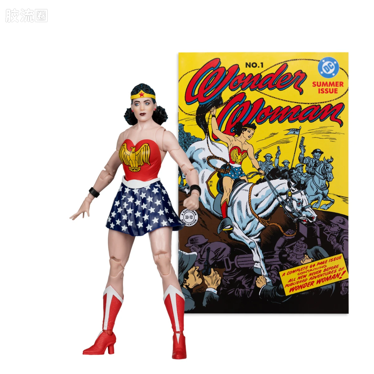 麦克法兰 DC多元宇宙/DC Direct 可动人偶系列 Page Punchers/漫画+7寸人偶系列 神奇女侠 - 图片