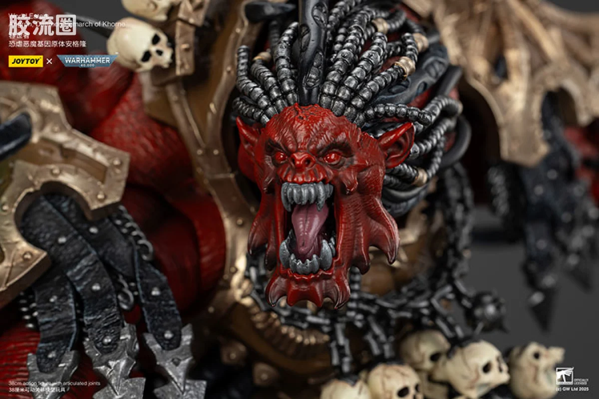 JOYTOY x 战锤40K 基因原体 帝皇子嗣 恶魔原体 安格隆 吞世者第十二军团原体 - 图片