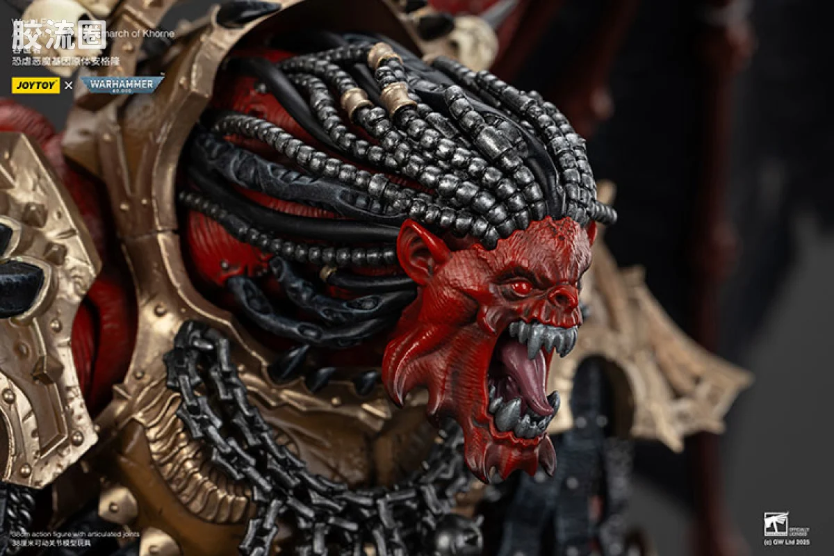 JOYTOY x 战锤40K 基因原体 帝皇子嗣 恶魔原体 安格隆 吞世者第十二军团原体 - 图片