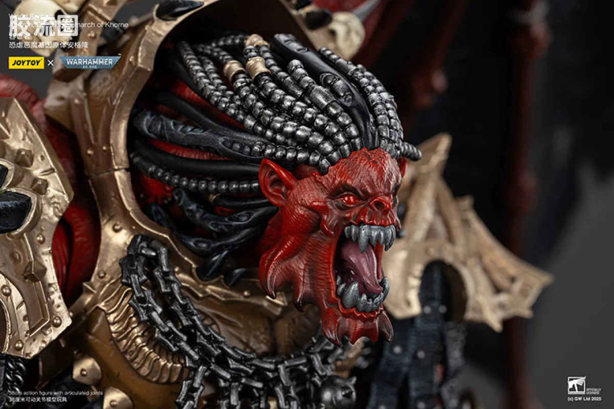 JOYTOY x 战锤40K 基因原体 帝皇子嗣 恶魔原体 安格隆 吞世者第十二军团原体 - 图片