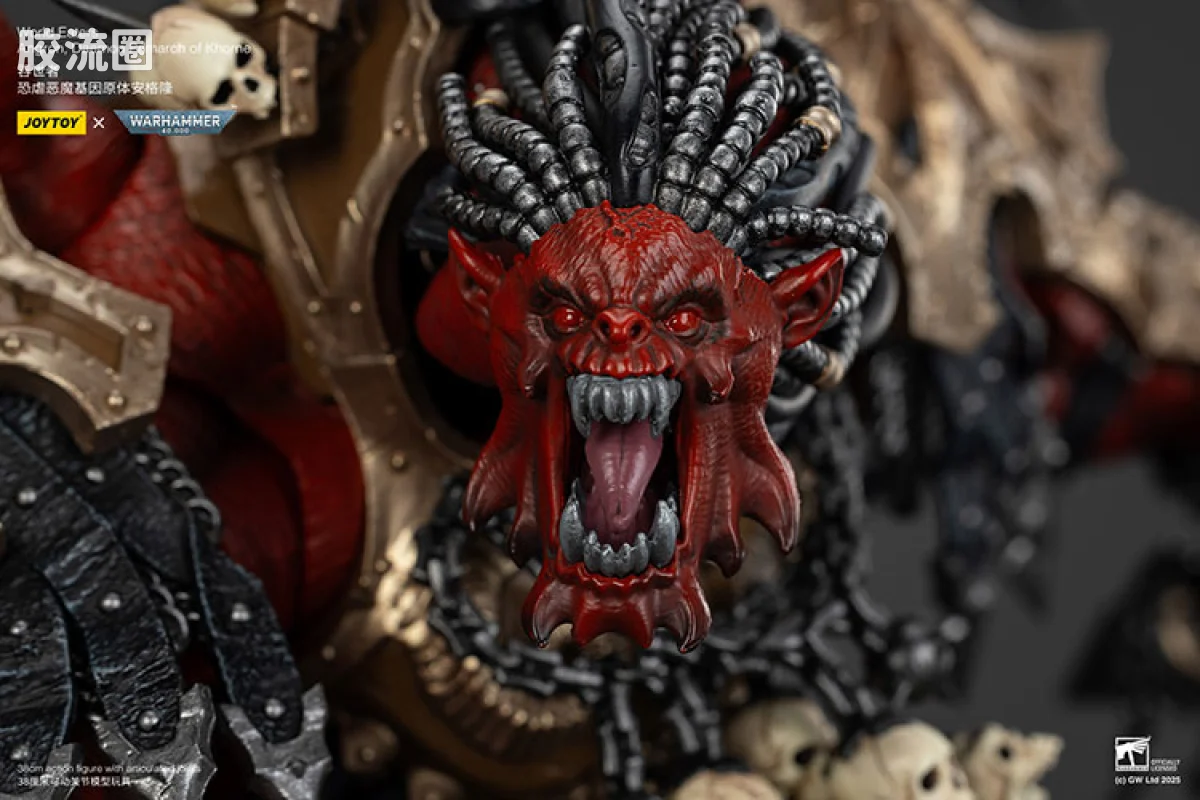 JOYTOY x 战锤40K 基因原体 帝皇子嗣 恶魔原体 安格隆 吞世者第十二军团原体 - 图片