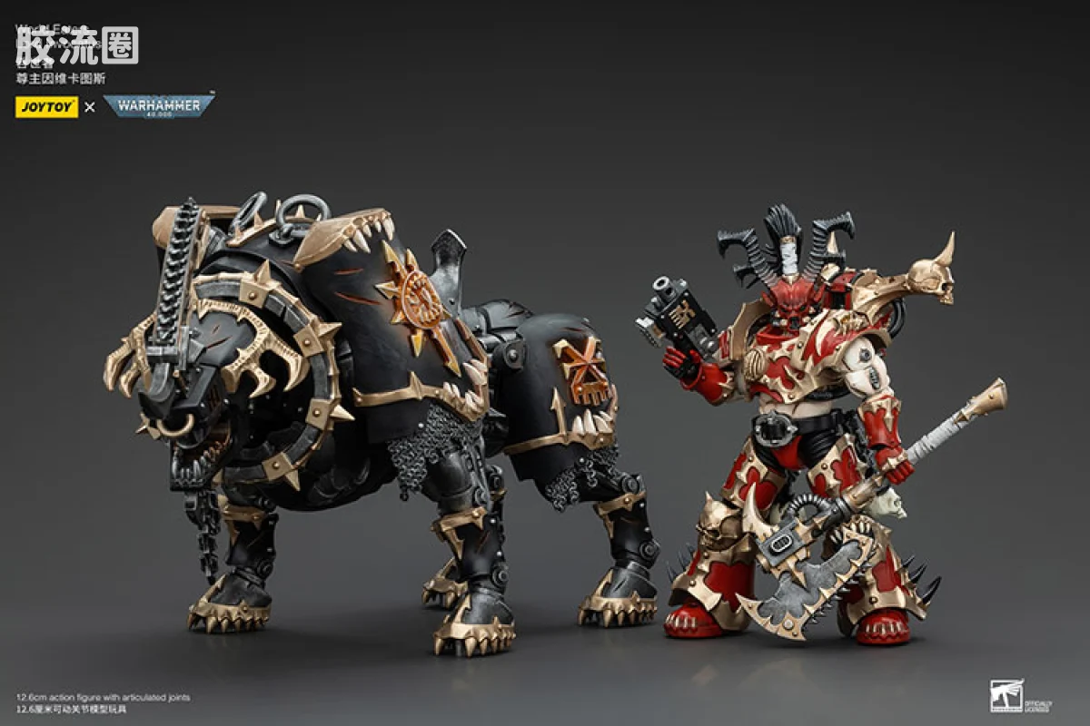 JOYTOY x 战锤40K 混沌势力 吞世者 尊主因维卡图斯 - 图片