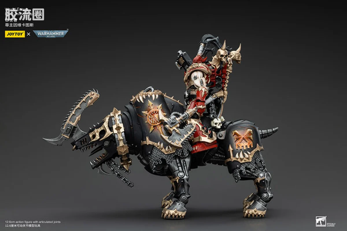 JOYTOY x 战锤40K 混沌势力 吞世者 尊主因维卡图斯 - 图片