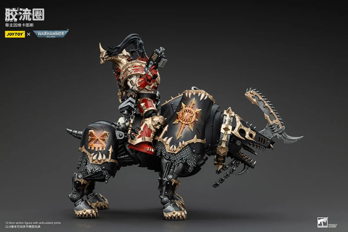 JOYTOY x 战锤40K 混沌势力 吞世者 尊主因维卡图斯 - 图片
