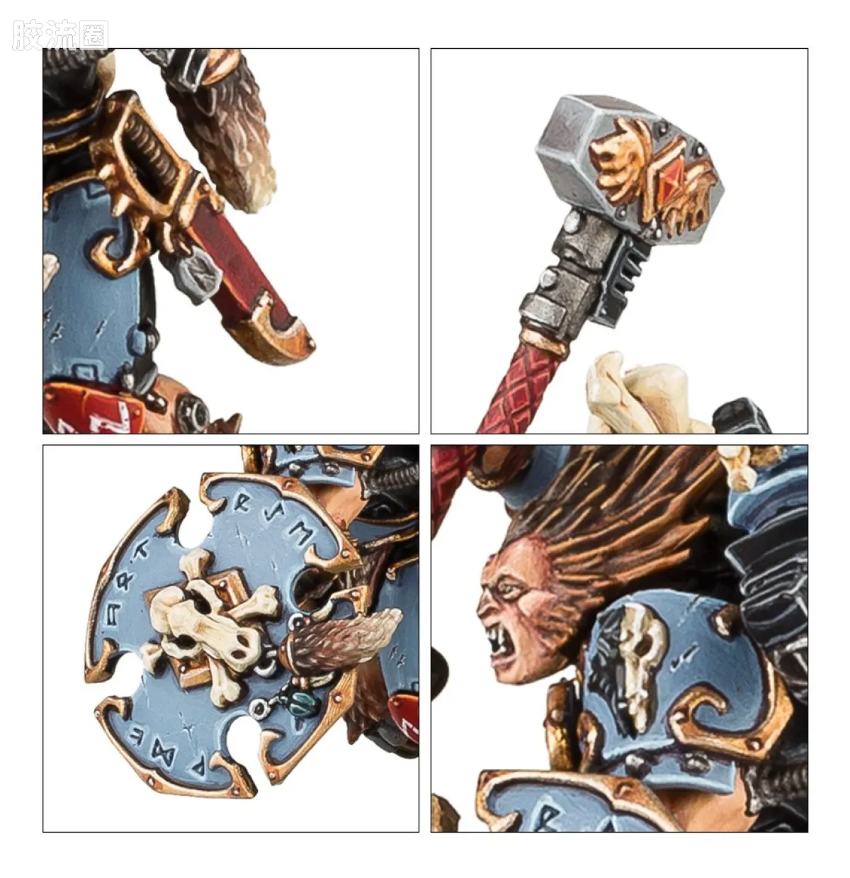 战锤40K Space Wolves 太空野狼 7版 狼人 - 图片