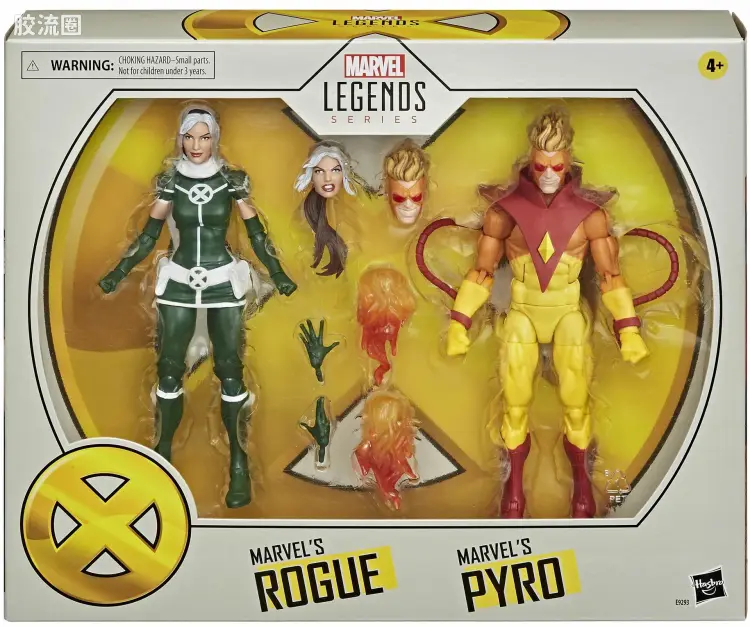 Marvel Legends/漫威传奇 可动人偶系列 多人套 X-战警 罗刹女&火人