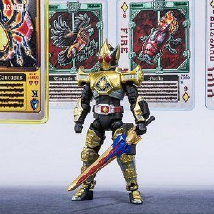 掌动SHODO食玩 假面骑士VS X 假面骑士剑 君王形态套装
