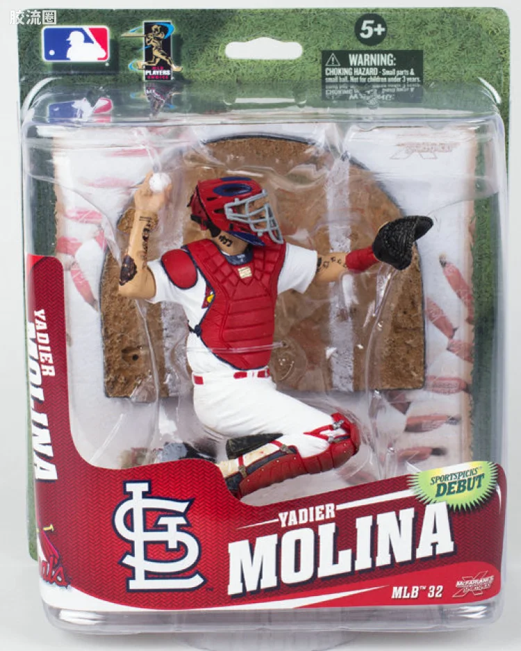 麦克法兰MLB棒球系列玩具 第32代 YADIER MOLINA