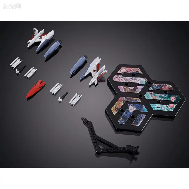 万代超时空要塞系列拼装模型 HG 1/100 网络限定版 YF-29 杜兰达尔女武神(早乙女·阿尔特机)扩张套装