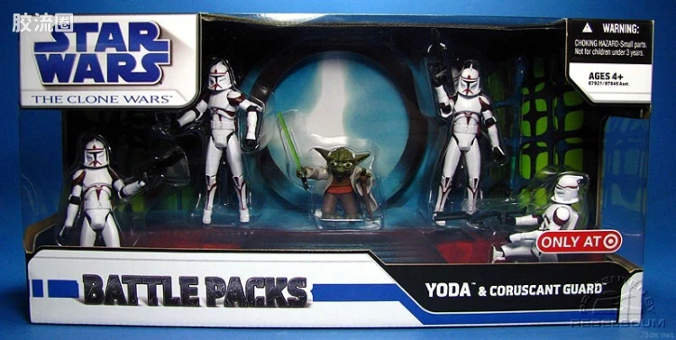 星球大战 THE CLONE WARS 套装版 Yoda & Coruscant Guard (Target)