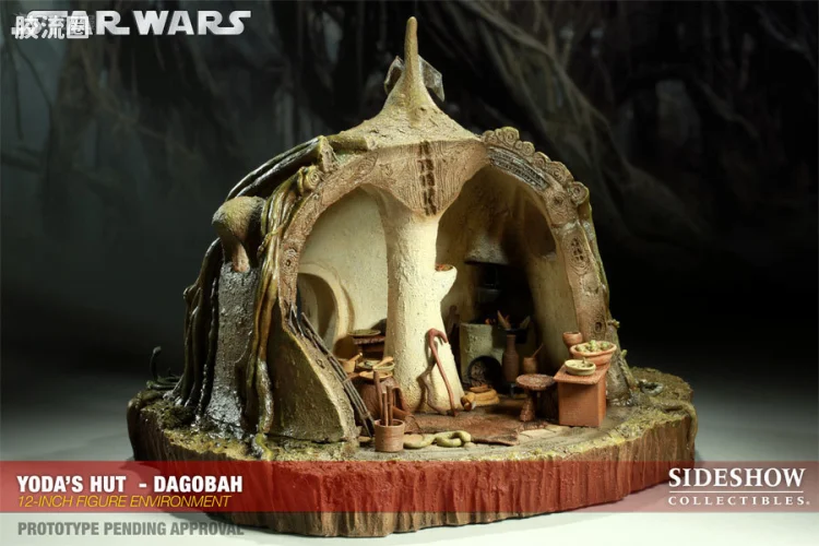 sideshow1比6可动人偶系列 场景系列 Yoda s Hut - Dagobah