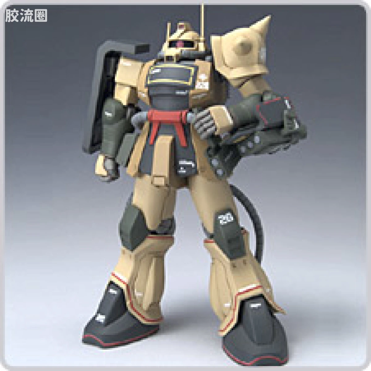 GUNDAM FIX FIGURATION ZEONOGRAPHY #3005a 扎古F2(沙漠)/沙漠型扎古 - 图片