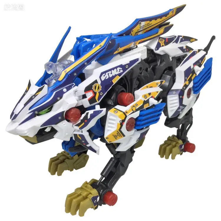 T-SPARK ZOIDS WILD 限定及特别版 ZW01 荒野长牙狮(附PSO2主题贴纸)