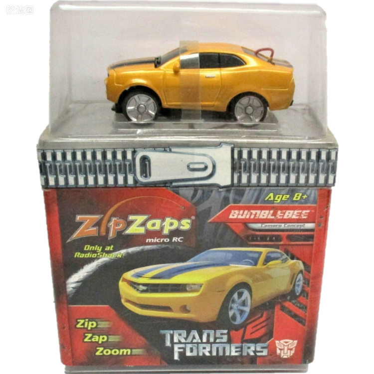 变形金刚电影1 美版 Radio Shack联动 遥控系列 ZipZaps micro RC拉链微型遥控 大黄蜂