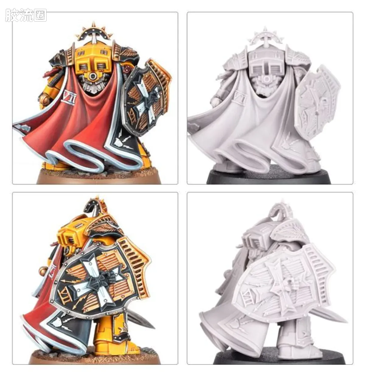 战锤：荷鲁斯之乱 Warhammer: The Horus Heresy Imperial Fists 第七军团 帝国之拳 2版 冥府型终结者执政官 - 图片