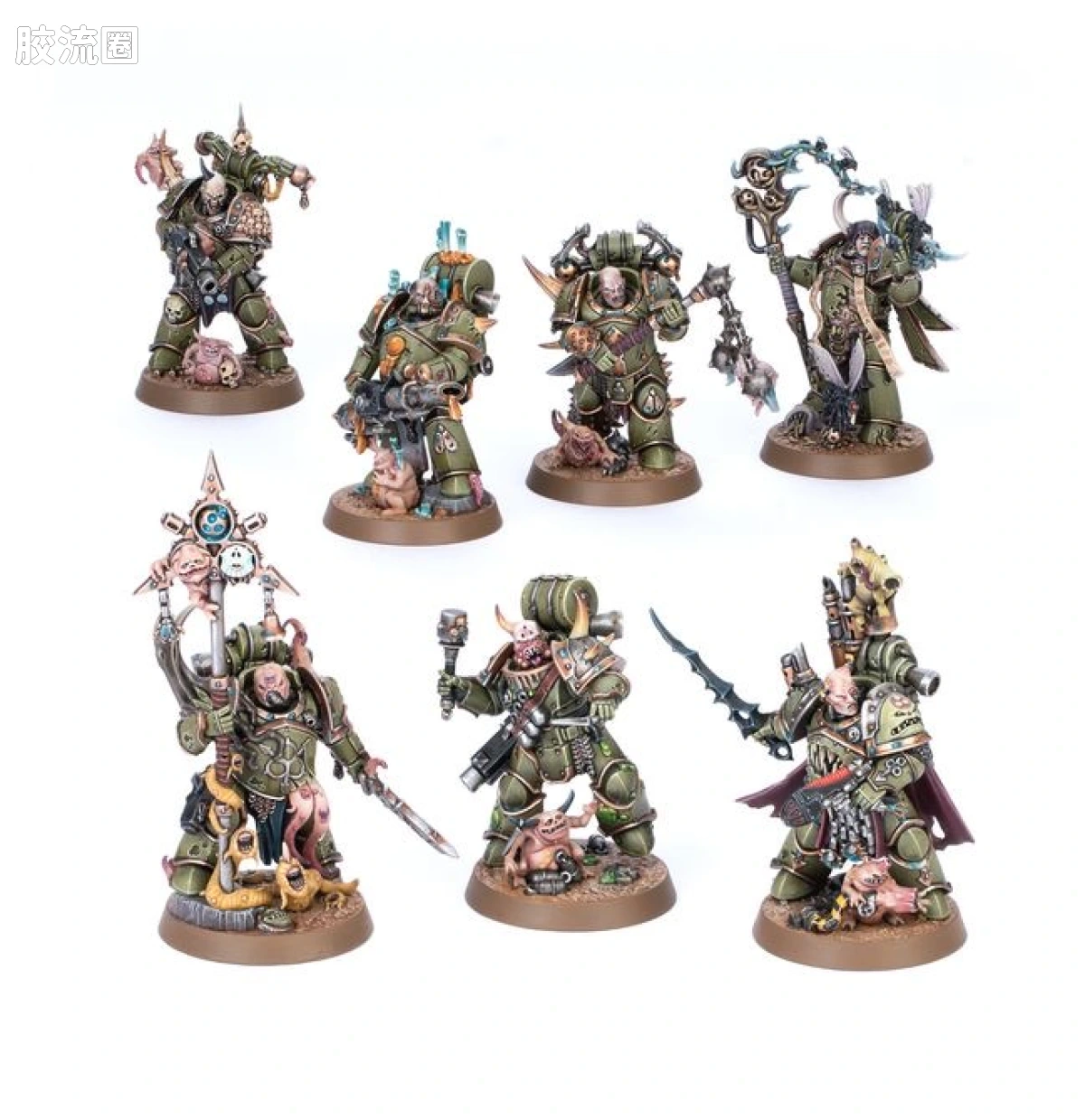战锤40K Death Guard 死亡守卫 8版 星际战士英雄 第三弹 - 图片