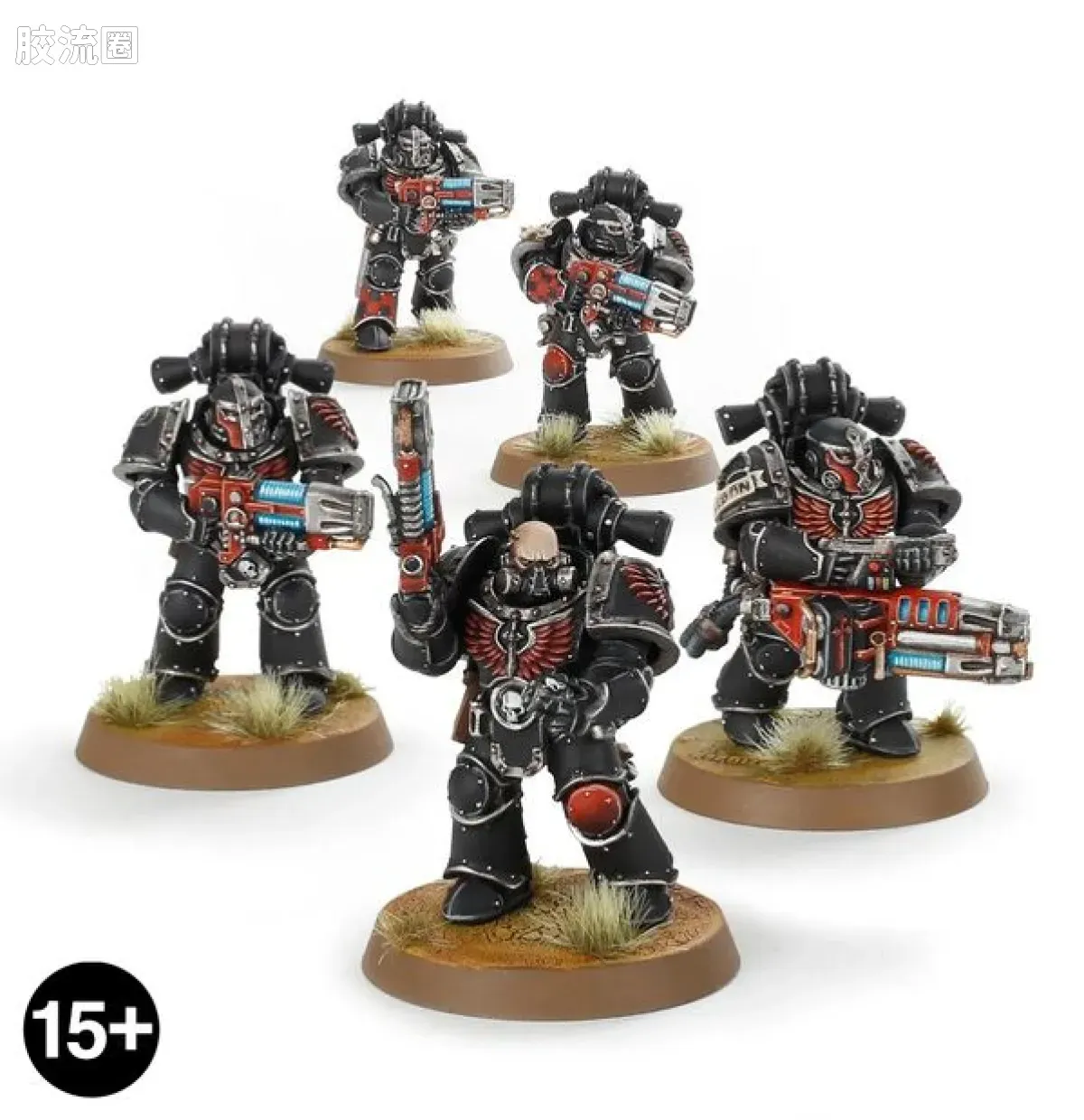战锤：荷鲁斯之乱 Warhammer: The Horus Heresy Dark Angels 第一军团 黑暗天使 初版 恐翼拦截者小队 - 图片