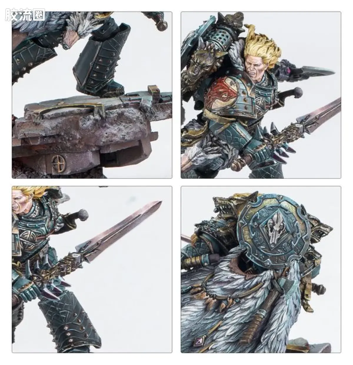 战锤：荷鲁斯之乱 Warhammer: The Horus Heresy Space Wolves 第六军团 太空野狼 初版 太空野狼军团 基因原体 黎曼·鲁斯 - 图片