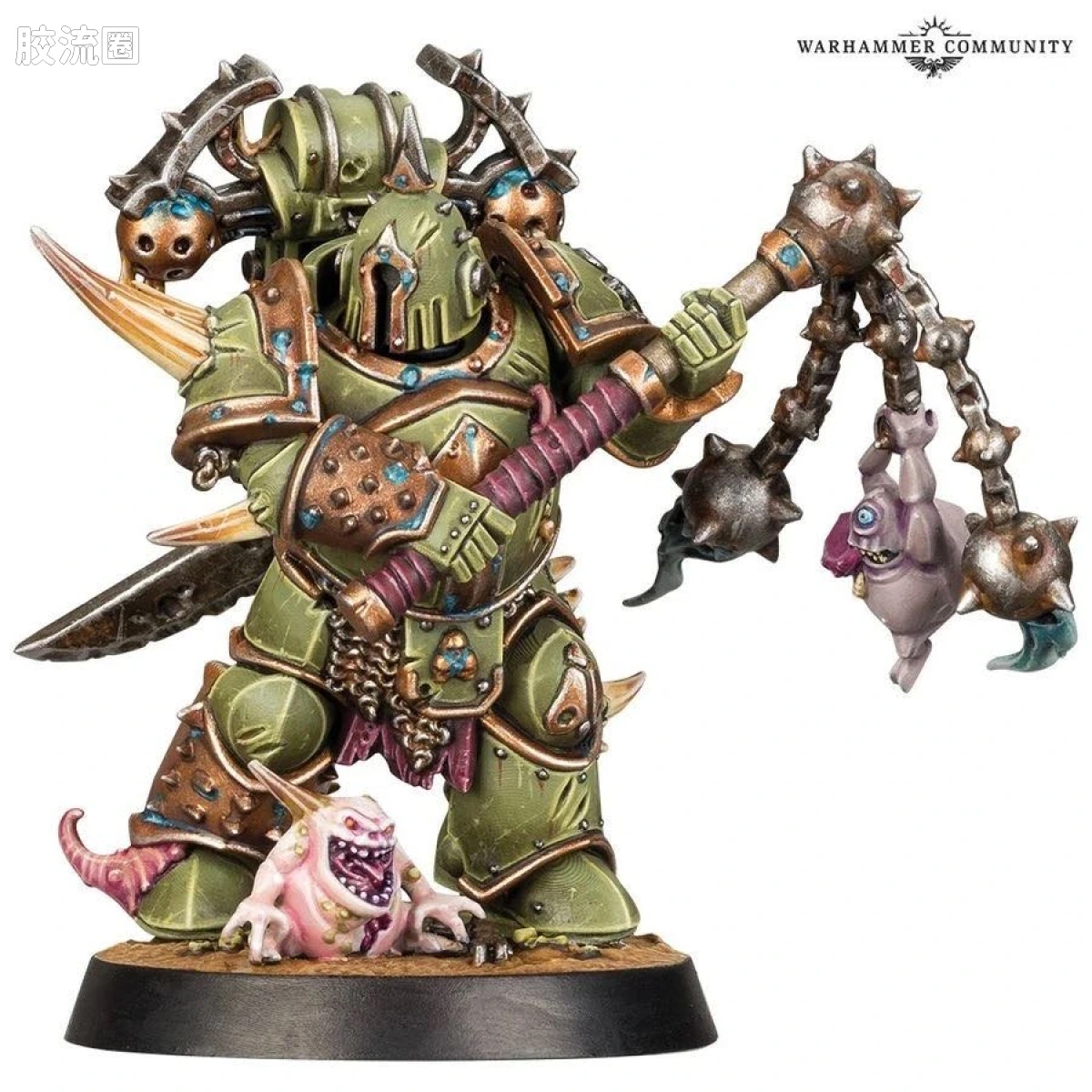 战锤40K Death Guard 死亡守卫 8版 星际战士英雄 第三弹 - 图片