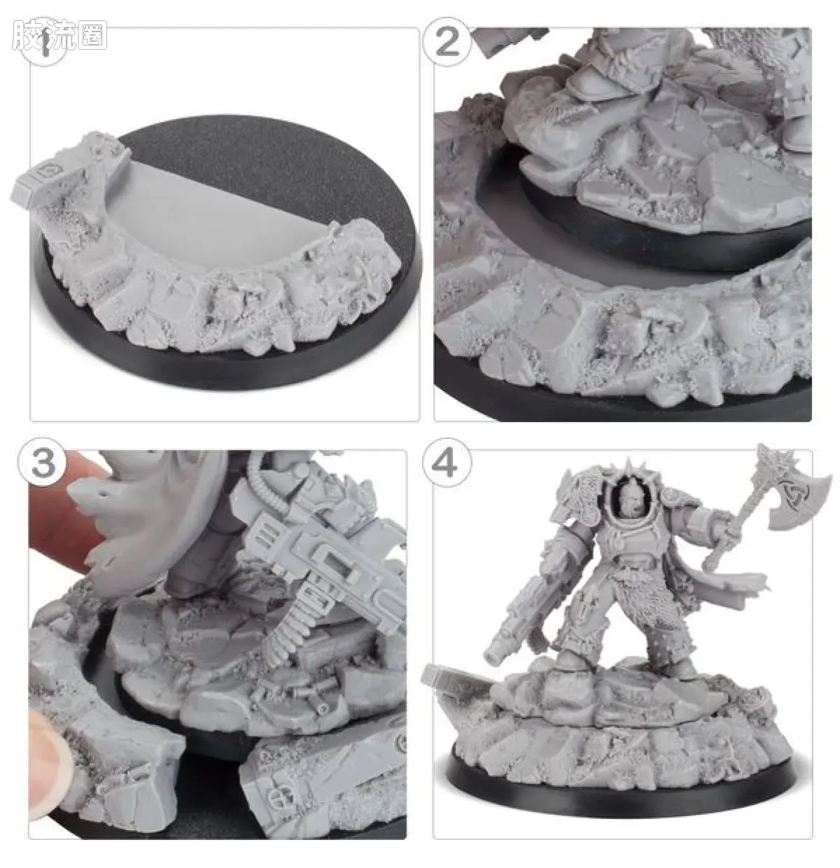 战锤：荷鲁斯之乱 Warhammer: The Horus Heresy Space Wolves 第六军团 太空野狼 初版 第四大连长 哈维尔·红刃 - 图片